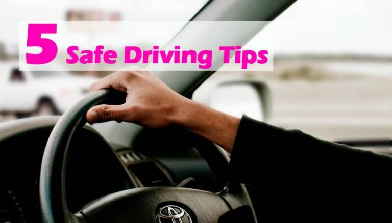 5 safe Driving tips