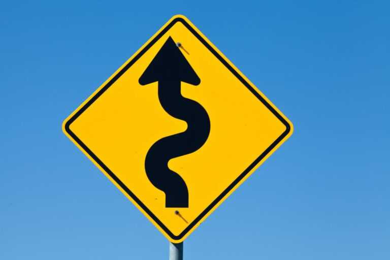 Winding Road Sign