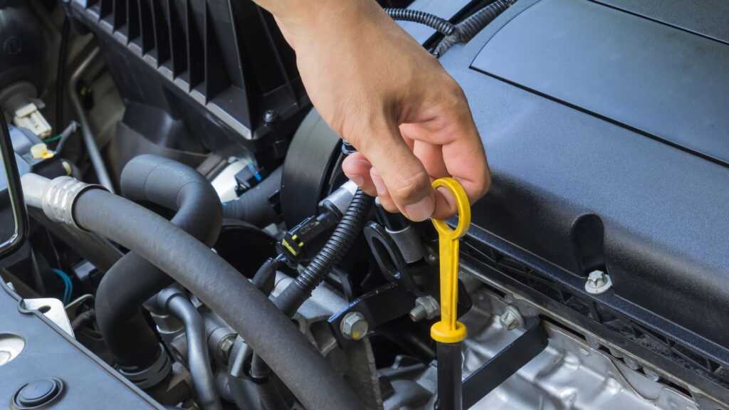 Checking oil is the Best Time to Check